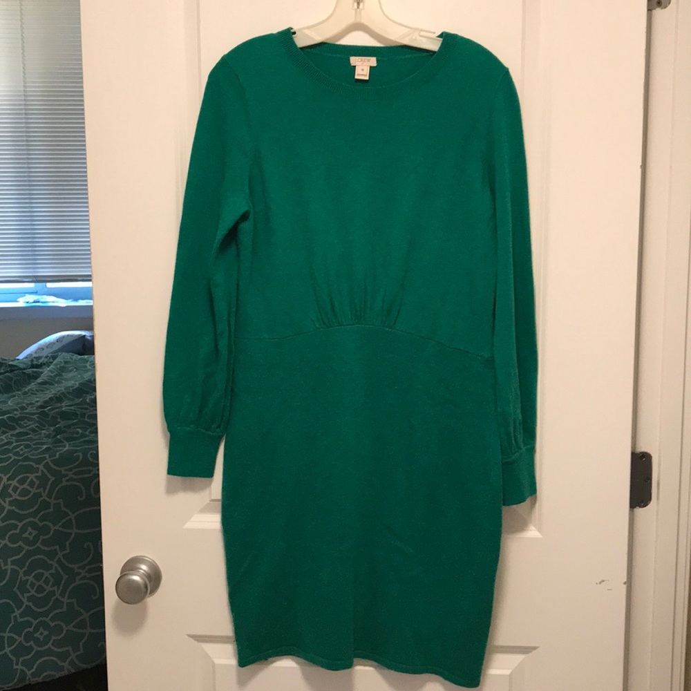 J. Crew Women’s Green Sweater Dress
